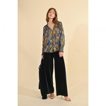 Pantalón largo de terciopelo para mujer de Molly Bracken