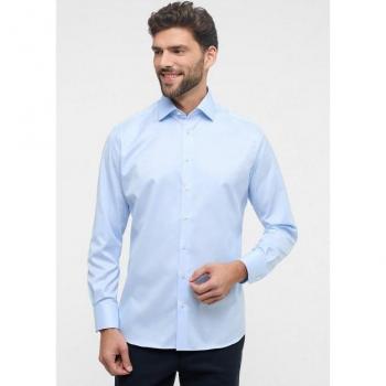 Eterna Regular Fit Hemd in Blau