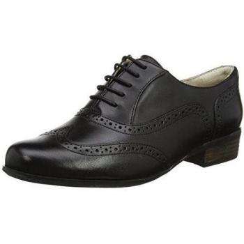 Hamble Oak zwarte leren sportschoenen
