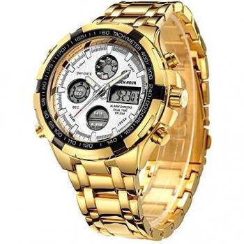 Golden Hour Reloj para Hombres al Aire Libre