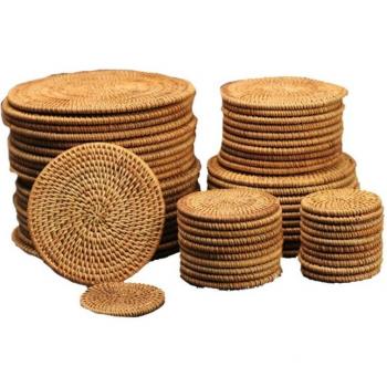 Natural Rattan Coffee Coaster