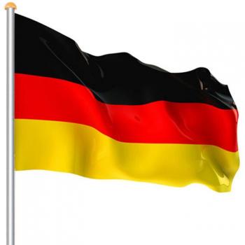 Bandera de Alemania 6.5m con Estructura de Aluminio