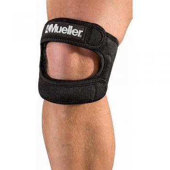 Mueller Kniebandage Adjustable Max mit 4 Kompressions-Röhrchen, Unisize