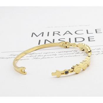 Stainless Steel Heart Charm Bracelet Duo