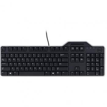 Dell KB-813 Black USB Keyboard with Smartcard Reader, QWERTY UK English Layout