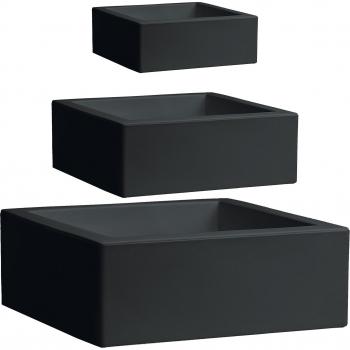 Vaso Quadrato Minos Nicoli – Confezione Triplas 25/40/60 cm per Casa e Giardino