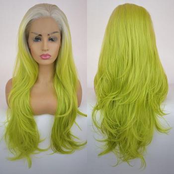 Bombshell Natural Verde con Raíz Blanco