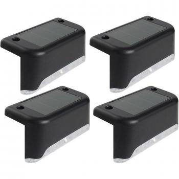 4PCS Warm White Solar LED Path Lights