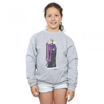 Grimhilde Snow White Classic Grey T-Shirt for Girls (BI12115)
