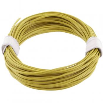 Econ Connect KZL2X008GE5 2 x 0.08 mm² Yellow Wire, 5 m
