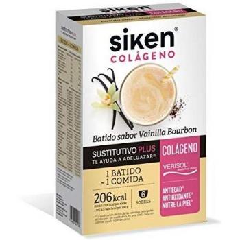 Siken Sustitutivo Colageno Batido Vainilla Plus 6 Sobres