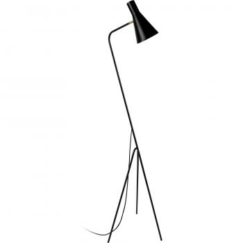Lampadaire TOSEL Lumière d'Intérieur Noir et Doré