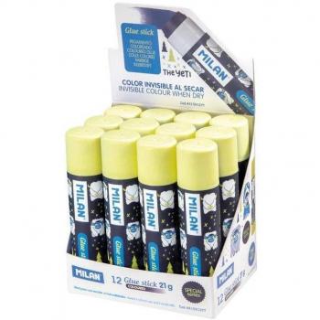Cola en barra Milan 21g azul 12 u