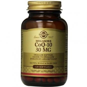 Megasorb CoQ‑10 30 mg Solgar – Gelatina suave, 120 dosis