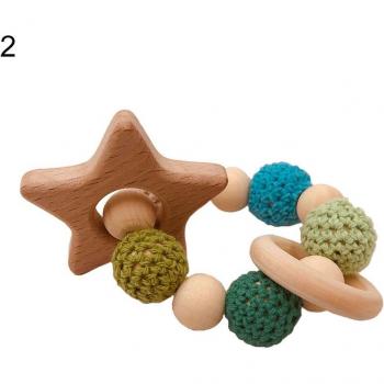 Wooden Beads Teething Toy Bracelet