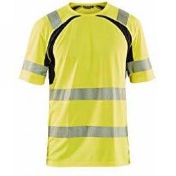 Blaklader T-Shirt Workwear Haute Visibilité 3399 Jaune Fluo/Noir