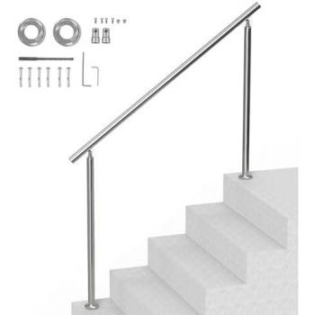 Vevor – Barandilla para Porches y Terrazas 150 cm, Montaje Rápido, Acero Inoxidable