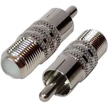 AERZETIX: 2 Adaptateurs RCA Mâle à Femelle