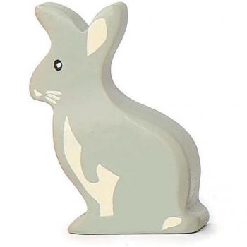 TENDER LEAF TOYS Holztier Hase grau