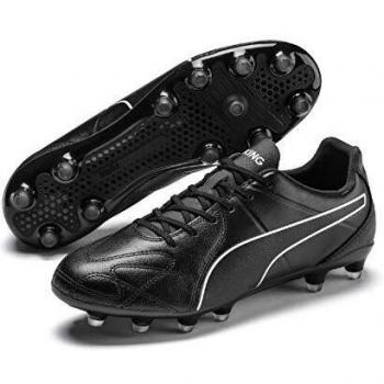 King Hero FG Boots by PUMA – Unisex, 10.5 UK (Black/White)