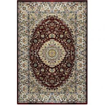 RESITAL The Voice of Carpet „Phenomen 0227“ – 9 mm hoch, rot Kurzflor, gewebter Teppich mit orientalischem Muster