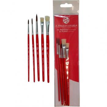 Talens Set de Pinceles Mango Corto 5