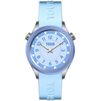 Reloj Tous Mini Self Time azul de silicona