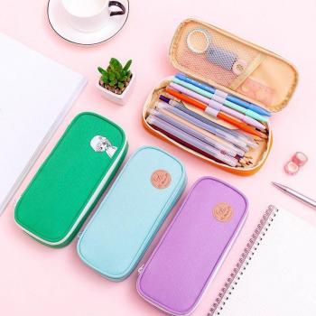 Pencil Case DJA99 Large Capacity Candy Color