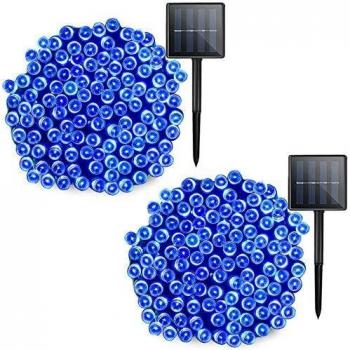8 Mode Solar Tree Decor Light String 72ft