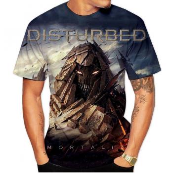 T-Shirt Détente 3D Impression Distordue Mixte