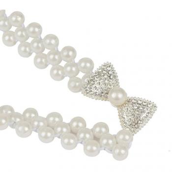 Perle‑nœud clip pour rideaux maison