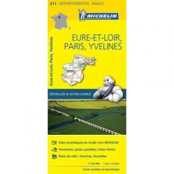 Carte Eure-et-Loir, Paris, Yvelines Michelin