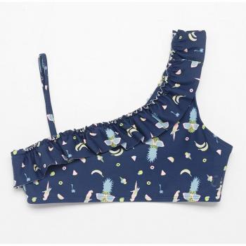 Haut de Maillot Fille Bleu Marine – Taille Petite 12