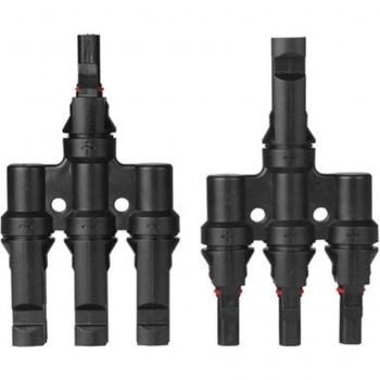 Raccords de câbles pour panneaux solaires 1 mâle à 3 femelles (M/FFF)