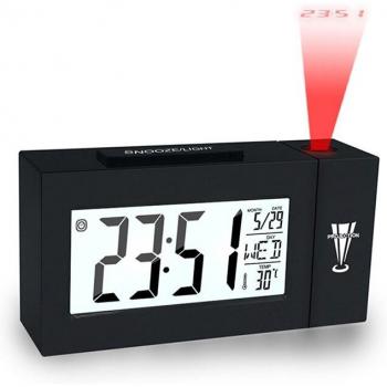 Ceiling Display Alarm Clock with 180-Degree Projection