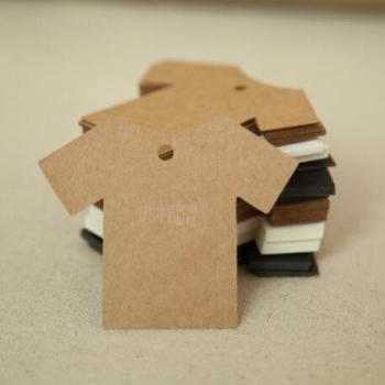 Bookmark Labels 100pcs 6x6cm Kraft Paper