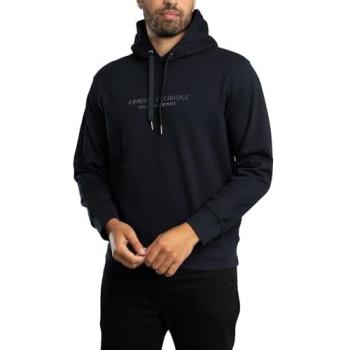 EAX Sweatshirt Kapuzenpullover mit Markengrafik – Design: Markenlogo, Größe M-XL