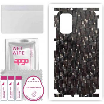 Apgo Carbon Black Pixel Skin for Xiaomi Redmi 9T