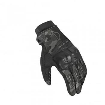 Macna Attila RTX Camo Gants de moto Noir Gris XL