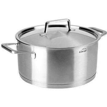 Casserole Faitout Lacor 26 cm avec Couvercle en Acier Inoxydable