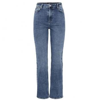 PCKELLY Straight-Jeans mit hohem Bund