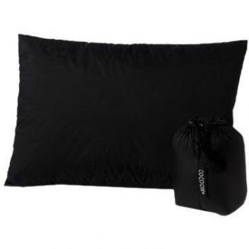 Cocoon Reise­kissen Herren – Schwarzer Synthetikfüllung