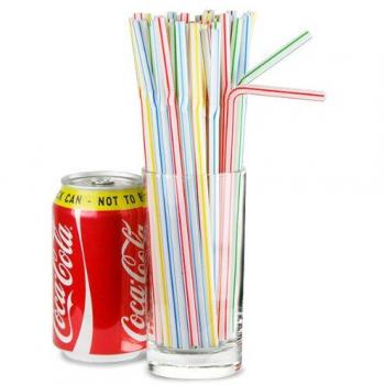 Fiesta CE310 Strohhalme flexibel (250 Stück)