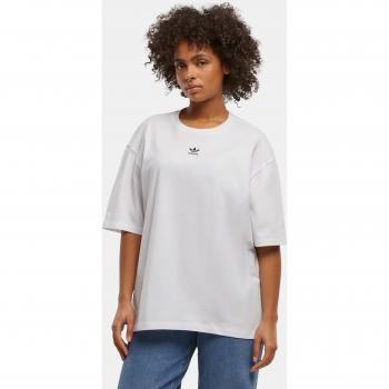 Adidas Originals Boyfriend T-Shirt – Damen, S, weiß, Label‑Stitching