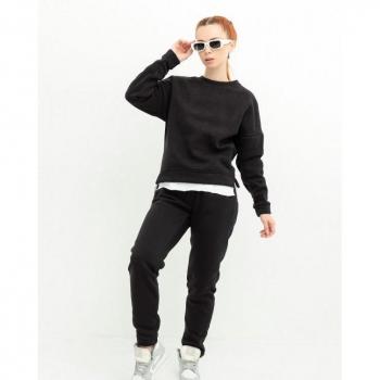 ISSA Plus M Black Suit with White Trim