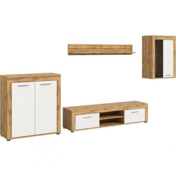 Highboard‑Lowboard‑Wandboard‑Vitrine Set “Aosta”