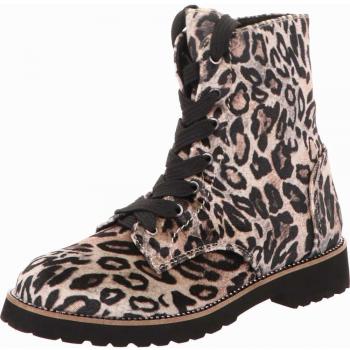 La Strada Beige Stiefeletten mit Leopardenmuster Gr. 40
