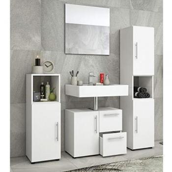 Hochschrank Flandu weiß B/H/T: ca. 31x160x32 cm