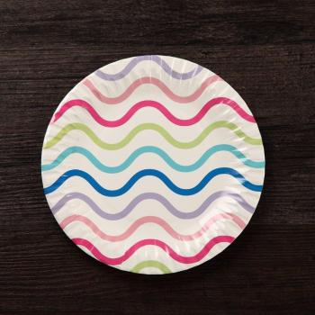 Platos de Papel para Cumpleaños y Bodas