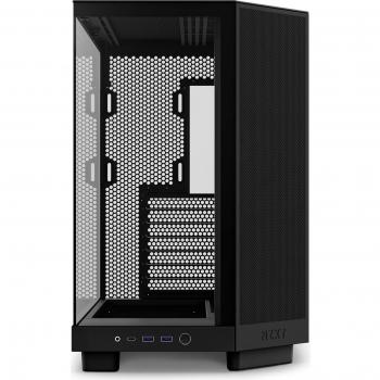 NZXT H6 Flow Mid-Tower Airflow Gaming Gehäuse Schwarz Glasfenster